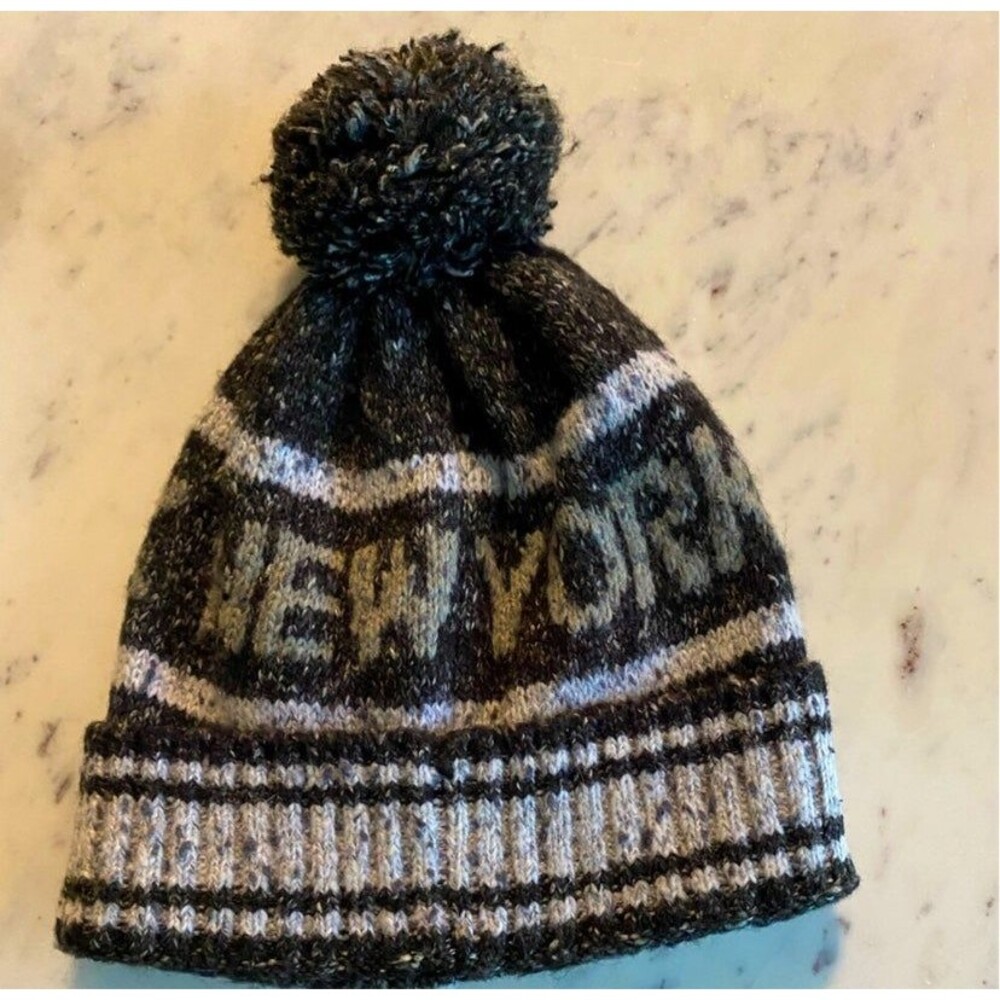 Cozy Up Head Band Lining Pom Beanie NWOT